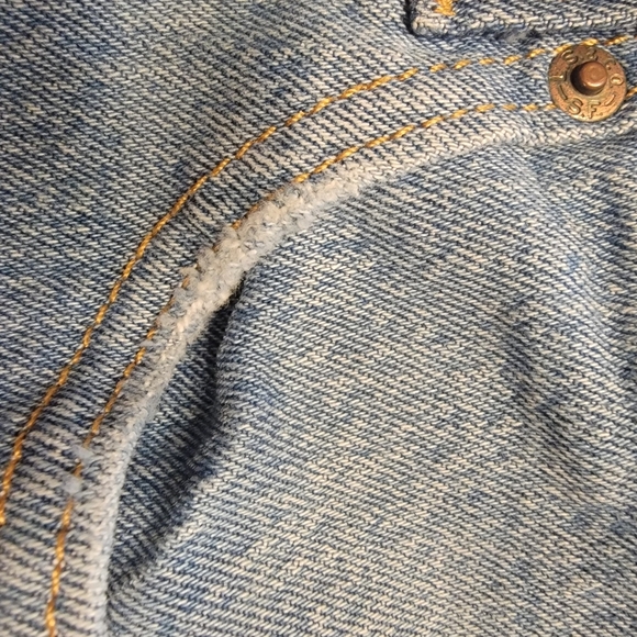 Levi's 501 Skinny Premium Patchwork Jeans Size W27 L26 - Picture 10 of 11